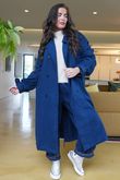 Mercer Soft Twill Trench Navy /20 =